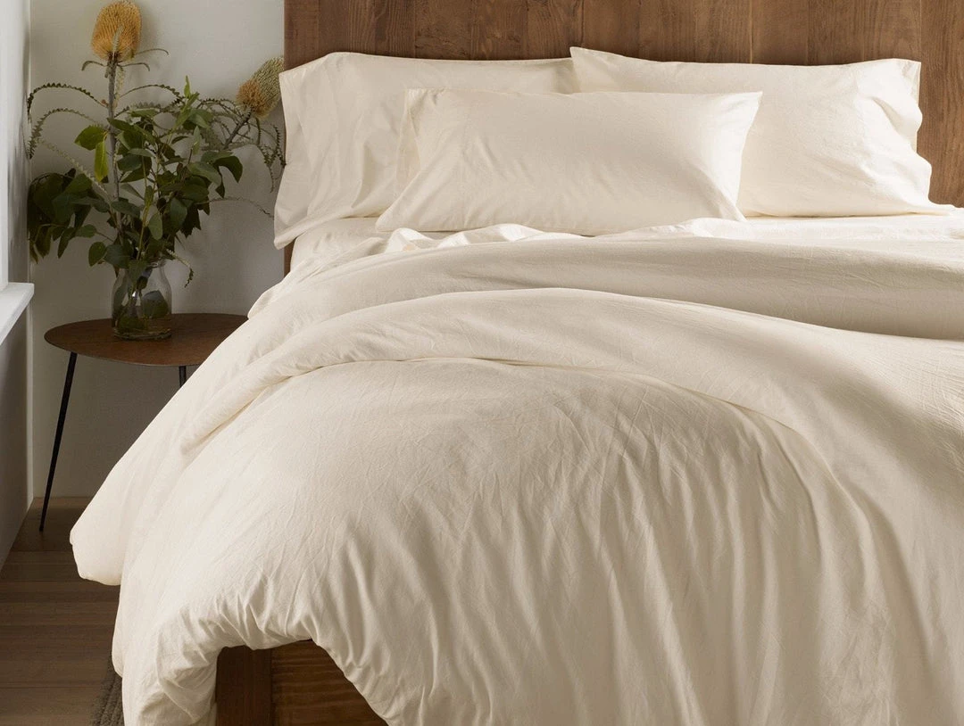 Coyuchi Sateen Pillowcase Set - Undyed Fair Trade 3 Coyuchi Sateen Pillowcase Set - Undyed Fair Trade