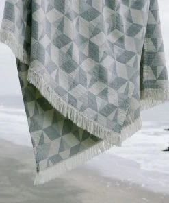 Coyuchi Best Sellers Pismo Blanket - Lake