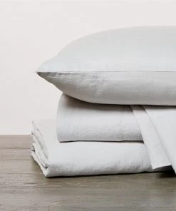 Coyuchi Relaxed Linen Pillowcase Set - Fog Home Goods
