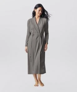 Coyuchi Solstice Robe - Slate