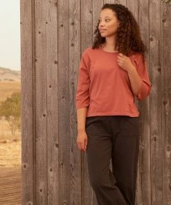 Coyuchi Solstice Wide Leg Crop Pants - Deep Graphite Best Sellers