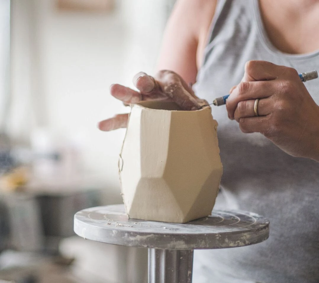 Lauren HB Studio Crag Porcelain Vase Home Goods 3 Lauren HB Studio Crag Porcelain Vase Home Goods