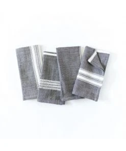 Creative Women Aden Napkin - Gray + Natural