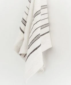 Creative Women Home Goods Avery Tea Towel - Gray