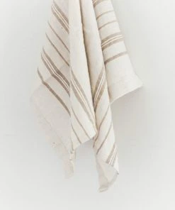 Creative Women Home Goods Avery Tea Towel - Stone