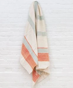 Creative Women Camden Bath Towel - Tangerine + Azure Home Goods