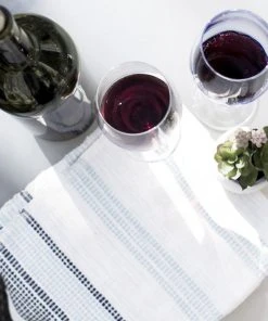 Creative Women Best Sellers Camden Hand Towel - Azure + Navy