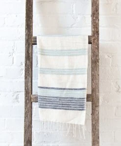 Creative Women Best Sellers Camden Hand Towel - Azure + Navy