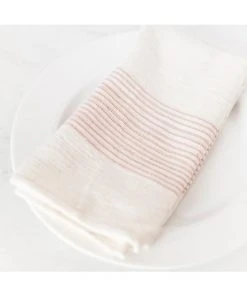 Creative Women Kitchen + Dining Riviera Napkin - Blush