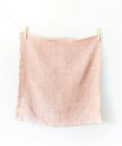 Creative Women Stone Washed Linen Napkin - Blush
