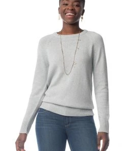Synergy Organic Clothing Crew Sweater - Heather Gray Sale