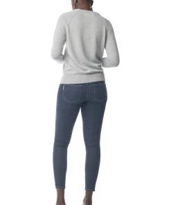 Synergy Organic Clothing Crew Sweater - Heather Gray Sale