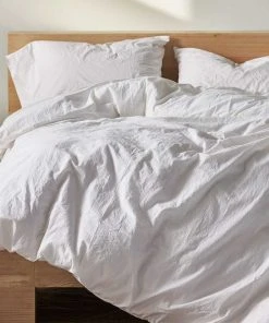 Coyuchi Crinkled Percale Duvet Cover Best Sellers
