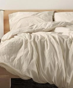 Coyuchi Crinkled Percale Duvet Cover Best Sellers