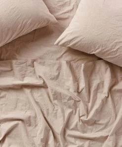 Coyuchi Crinkled Percale Sheet Set Home Goods