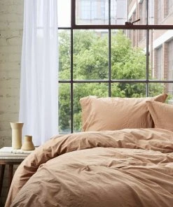 Coyuchi Crinkled Percale Sheet Set Home Goods