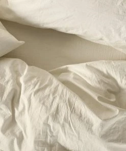 Coyuchi Crinkled Percale Sheet Set Home Goods