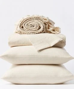 Coyuchi Crinkled Percale Sheet Set Home Goods