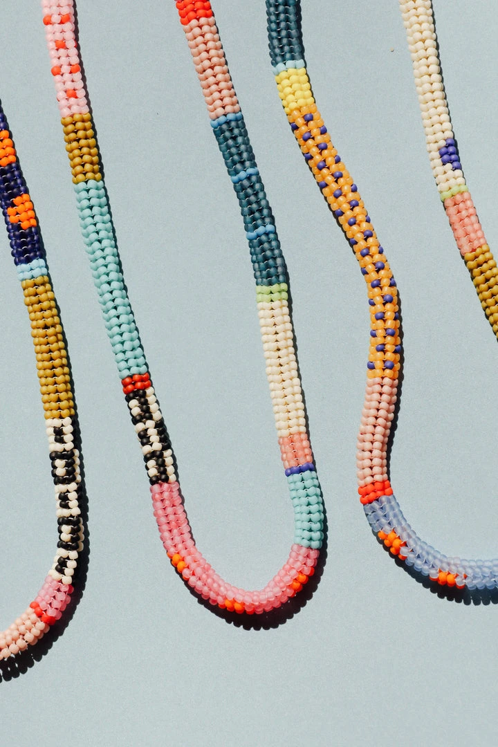 Kisiwa Jewelry Cuerda One Of A Kind Beaded Choker 4 Kisiwa Jewelry Cuerda One Of A Kind Beaded Choker