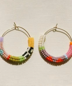 Kisiwa Cuerda One Of A Kind Hoop Earrings Jewelry