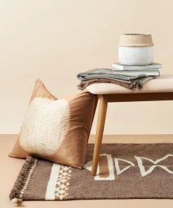 Studio Variously Damru Wool Rug Handcrafted