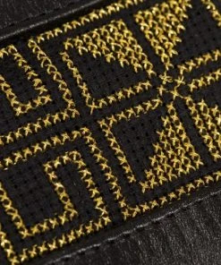 Darzah Special Occasion Egypt Tatreez Clutch - Gold