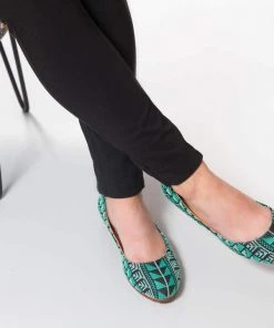 Darzah Tatreez Flats - Teal