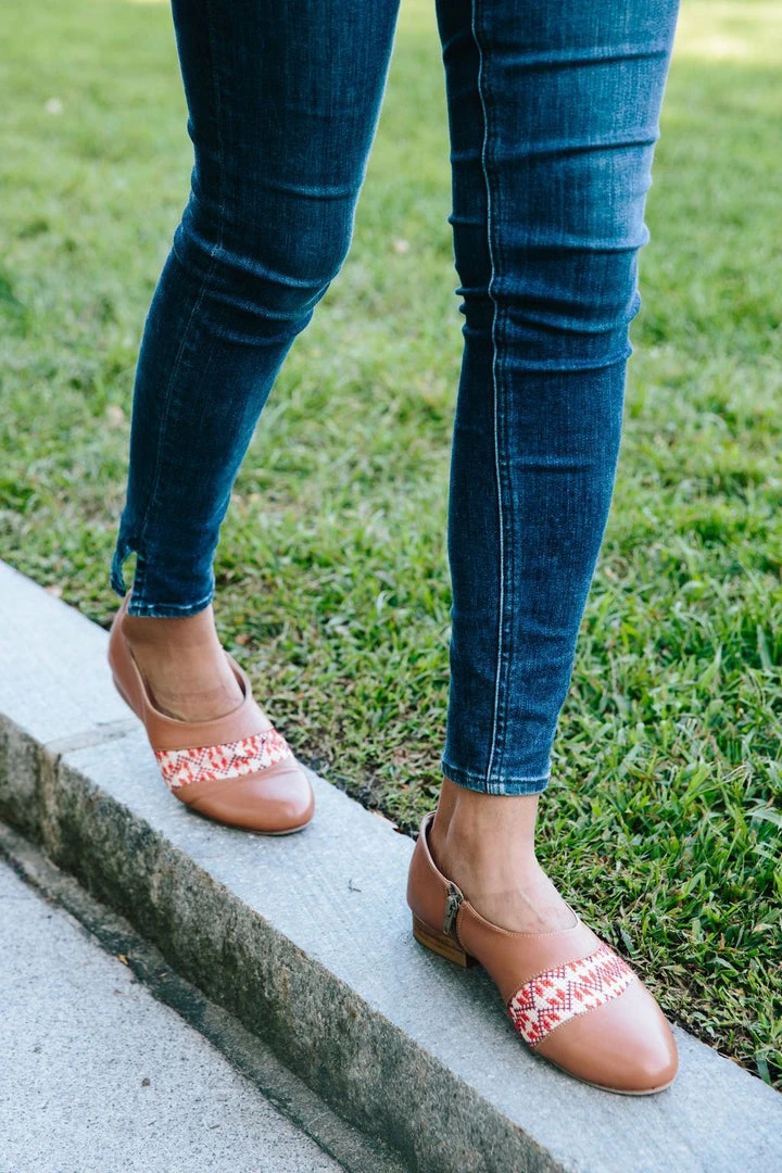 Darzah Tatreez Oxford - Nude Shoes 2 Darzah Tatreez Oxford - Nude Shoes