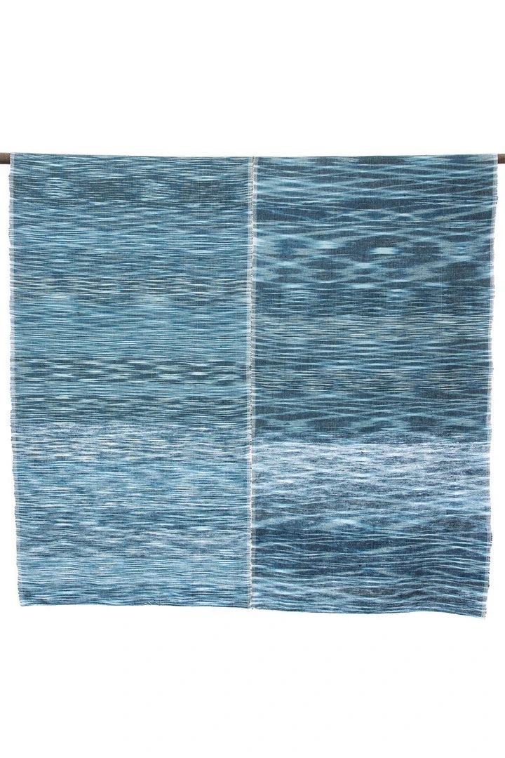Swahili African Modern Home Goods Deep Blue Waha Gabi Shawl 1 Swahili African Modern Home Goods Deep Blue Waha Gabi Shawl