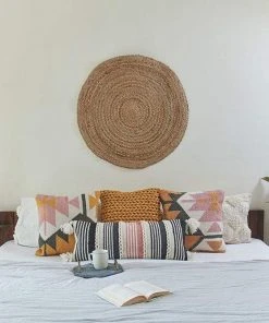 Casa Amarosa Desert Kilim Wool Geometric Throw Pillow Cover