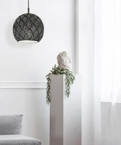 Dounia Home Aria Pendant Light - Gunmetal Handcrafted