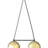 Dounia Home Mishal Chandelier - Brass Lighting