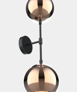 Dounia Home Mishal Dual Globe Wall Sconce Lighting