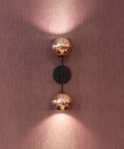 Dounia Home Mishal Dual Globe Wall Sconce Lighting
