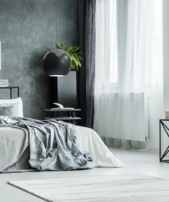 Dounia Home Lighting Najma Trellis Globe Pendant Light - Gunmetal