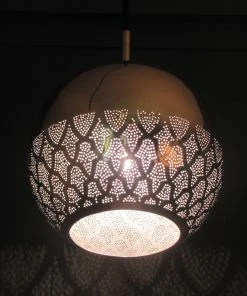 Dounia Home Nur Reversed Pendant Light - Copper Lighting