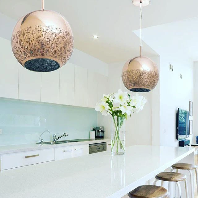 Dounia Home Nur Reversed Pendant Light - Silver 3 Dounia Home Nur Reversed Pendant Light - Silver