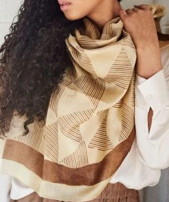 Studio Variously Dune Silk Scarf Accessories