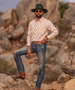 Dushyant Asthana Men's Bandit Western Shirt - Floral Print