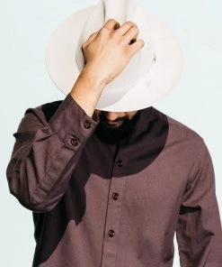 Dushyant Asthana Men's Jaipur Oversized Shirt - Fired Brick