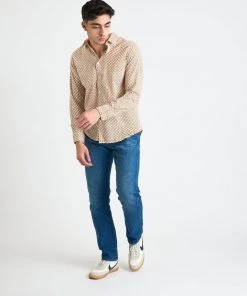 Dushyant Asthana Men's Amir Long Sleeve Shirt - Grid