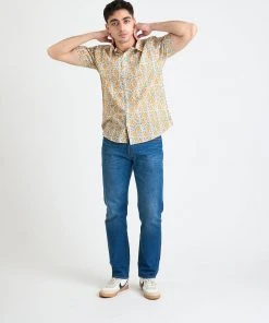 Dushyant Asthana Men's Prat Short Sleeve Shirt - Citrus Floral