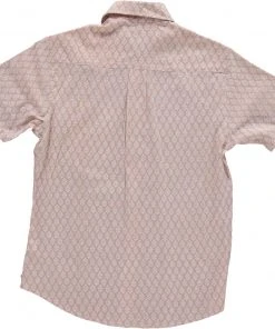 Dushyant Asthana Men's Folk Short Sleeve Shirt - Leaf Motif 15 Dushyant Asthana Men's Folk Short Sleeve Shirt - Leaf Motif