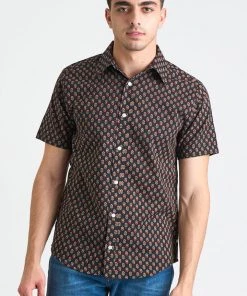 Dushyant Asthana Men's Prat Short Sleeve Shirt - Spades