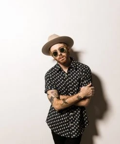 Dushyant Asthana Men's Folk Short Sleeve Shirt - Navy 6 Dushyant Asthana Men's Folk Short Sleeve Shirt - Navy