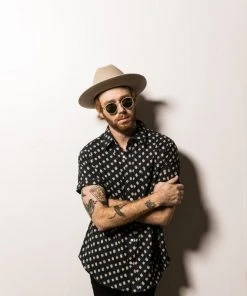 Dushyant Asthana Men's Folk Short Sleeve Shirt - Navy 7 Dushyant Asthana Men's Folk Short Sleeve Shirt - Navy