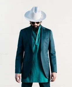 Dushyant Asthana Men's Bombay Oversized Shirt - Dark Green