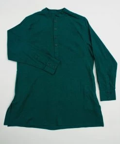 Dushyant Asthana Men's Bombay Oversized Shirt - Dark Green