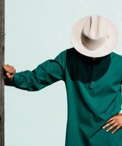 Dushyant Asthana Men's Bombay Oversized Shirt - Dark Green