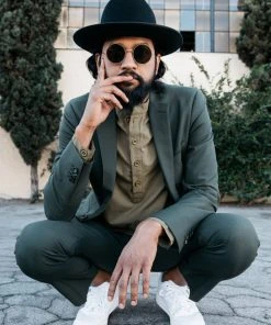 Dushyant Asthana Men's Bombay Oversized Shirt - Military Olive